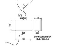 ITJB120816 Inelth ITJB-1208-1-6 Connection box ITJB-1208-1-6 for con. betw.electronic unit and column